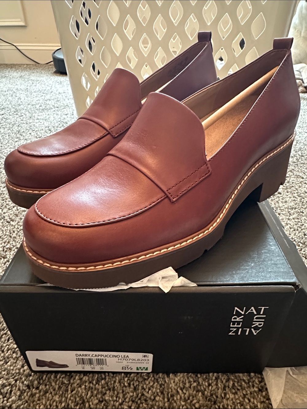 Darry Cappuccino Leather Women’s Loafers - Cappuccino